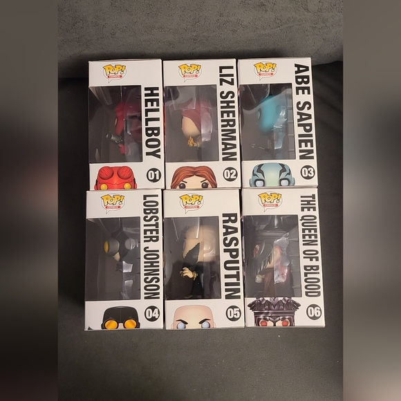 Full Set of 6 Funko Pop! Comics Hellboy Vinyl figure 2017 Vaulted🔥 - Picture 3 of 6